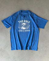 1990s - Blue "The Bible" T-Shirt - L
