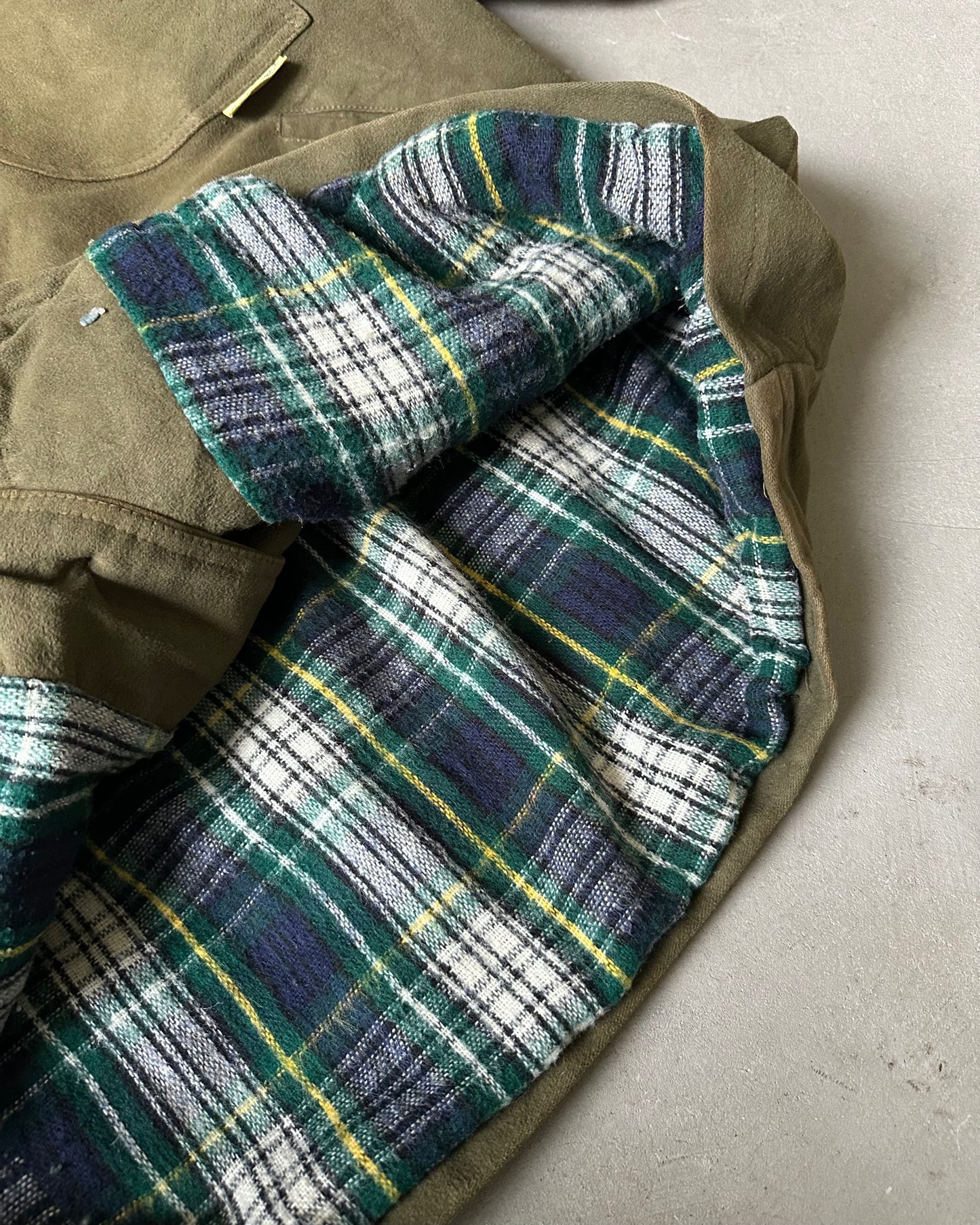 1980s - Green Moleskin Jacket - L