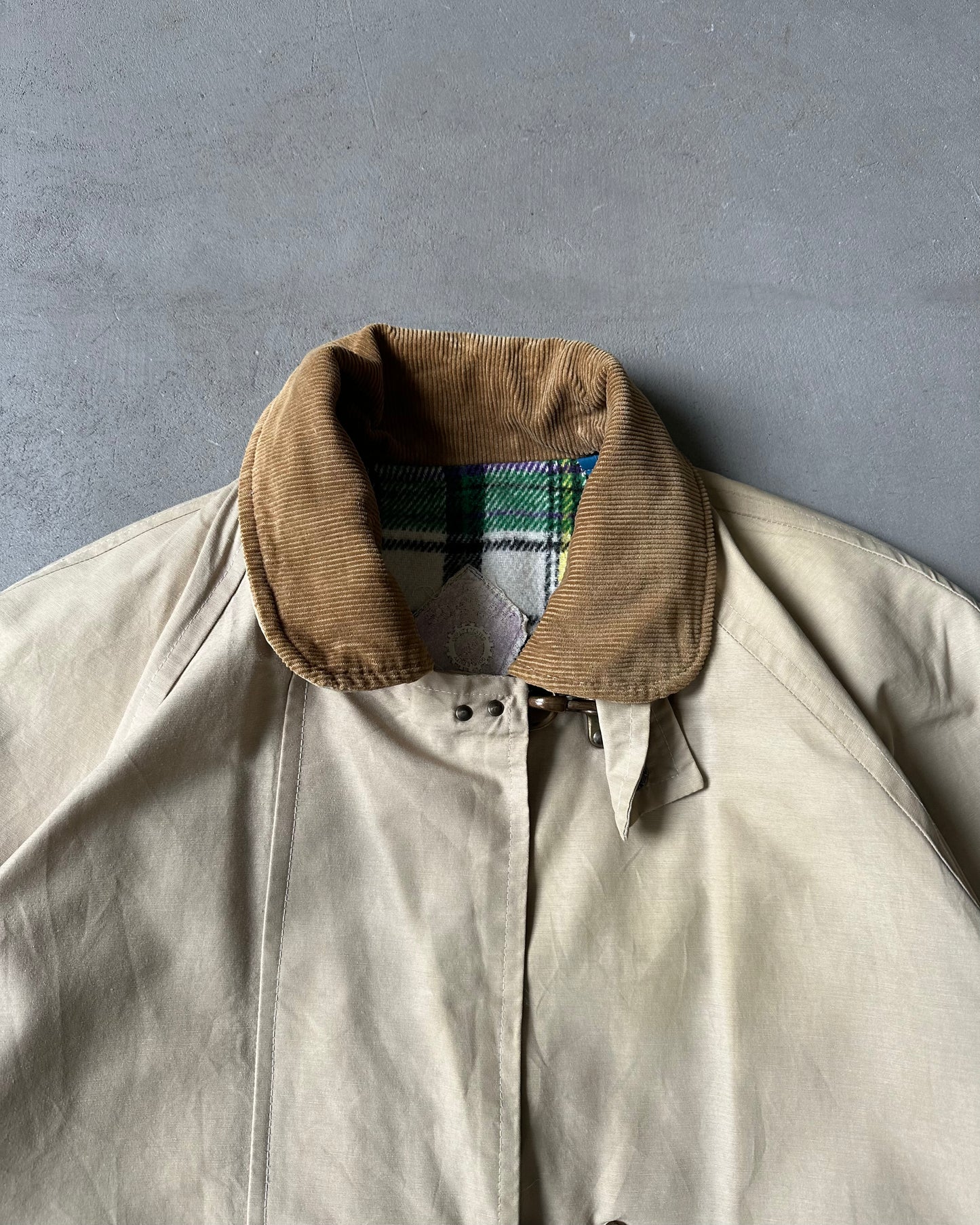 1990s - Beige Fireman Coat - M
