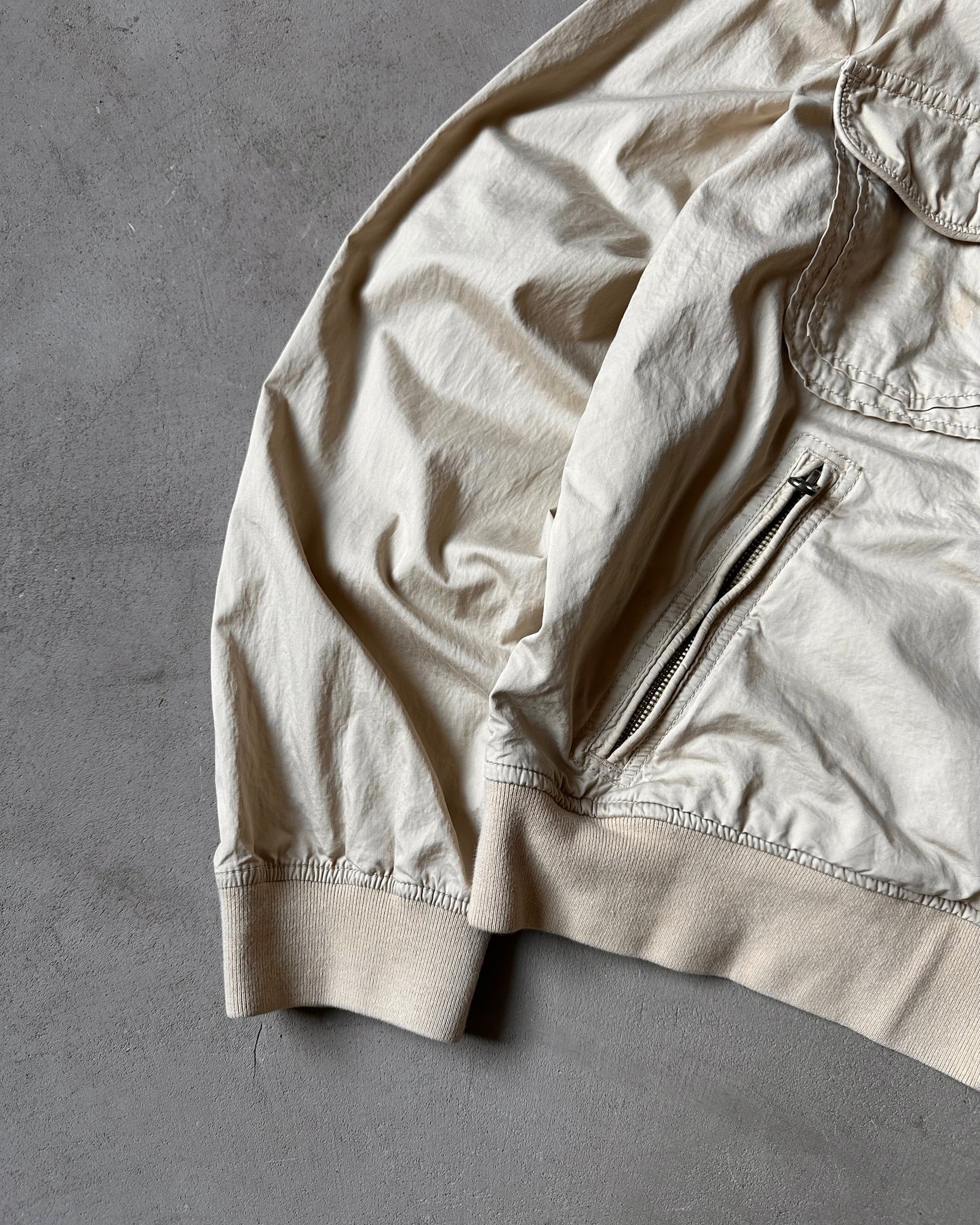 2000s - Beige Armani Utility Jacket - L