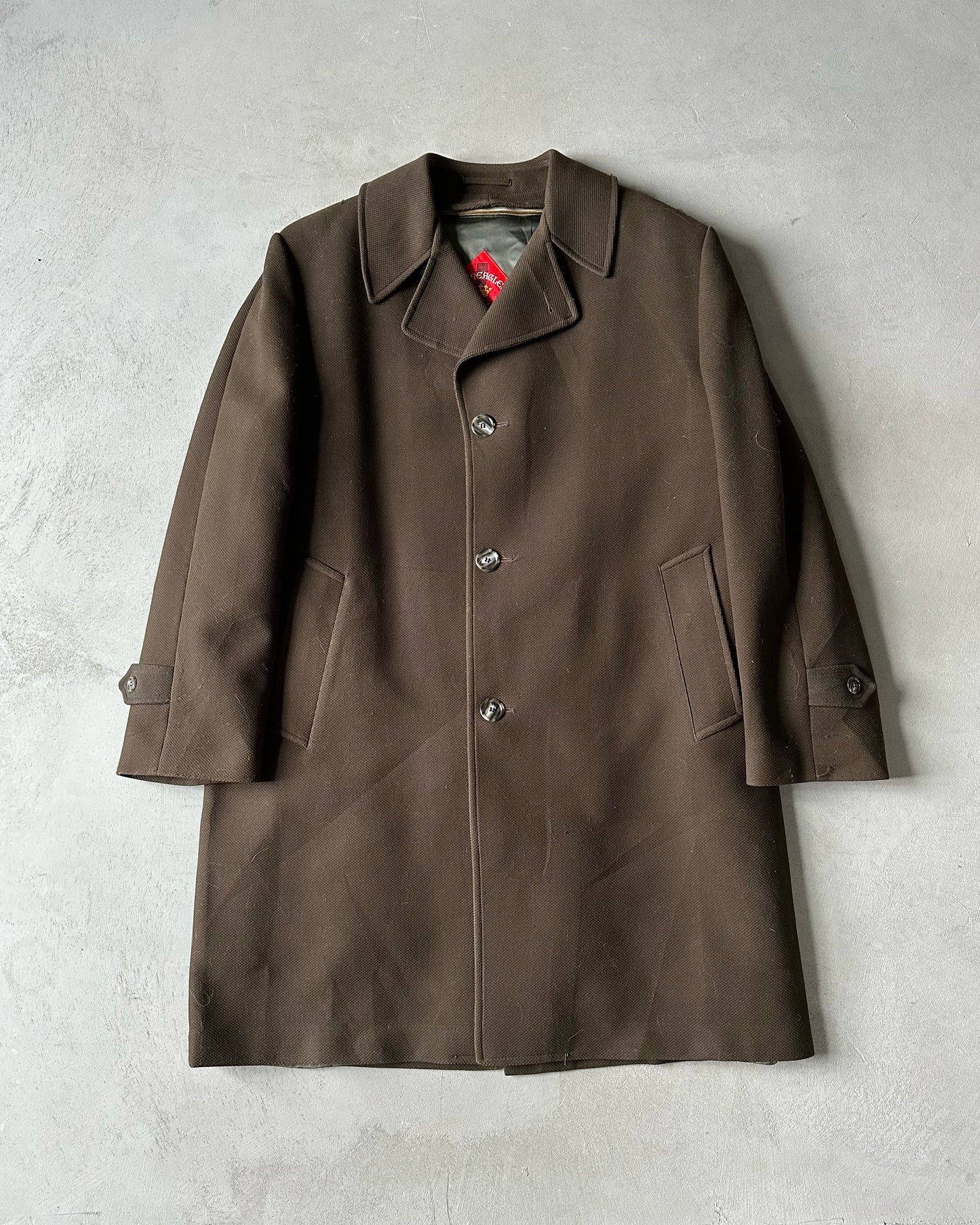 1980s - Brown Gleneagles Coat - 44