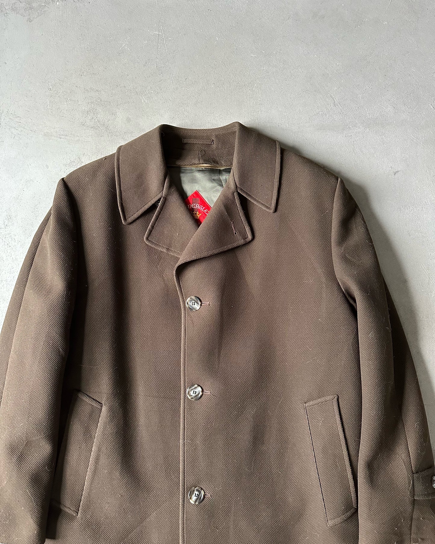 1980s - Brown Gleneagles Coat - 44