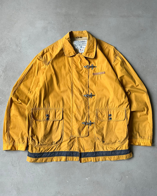 1990s - Yellow Avirex Firemen Coat - XL