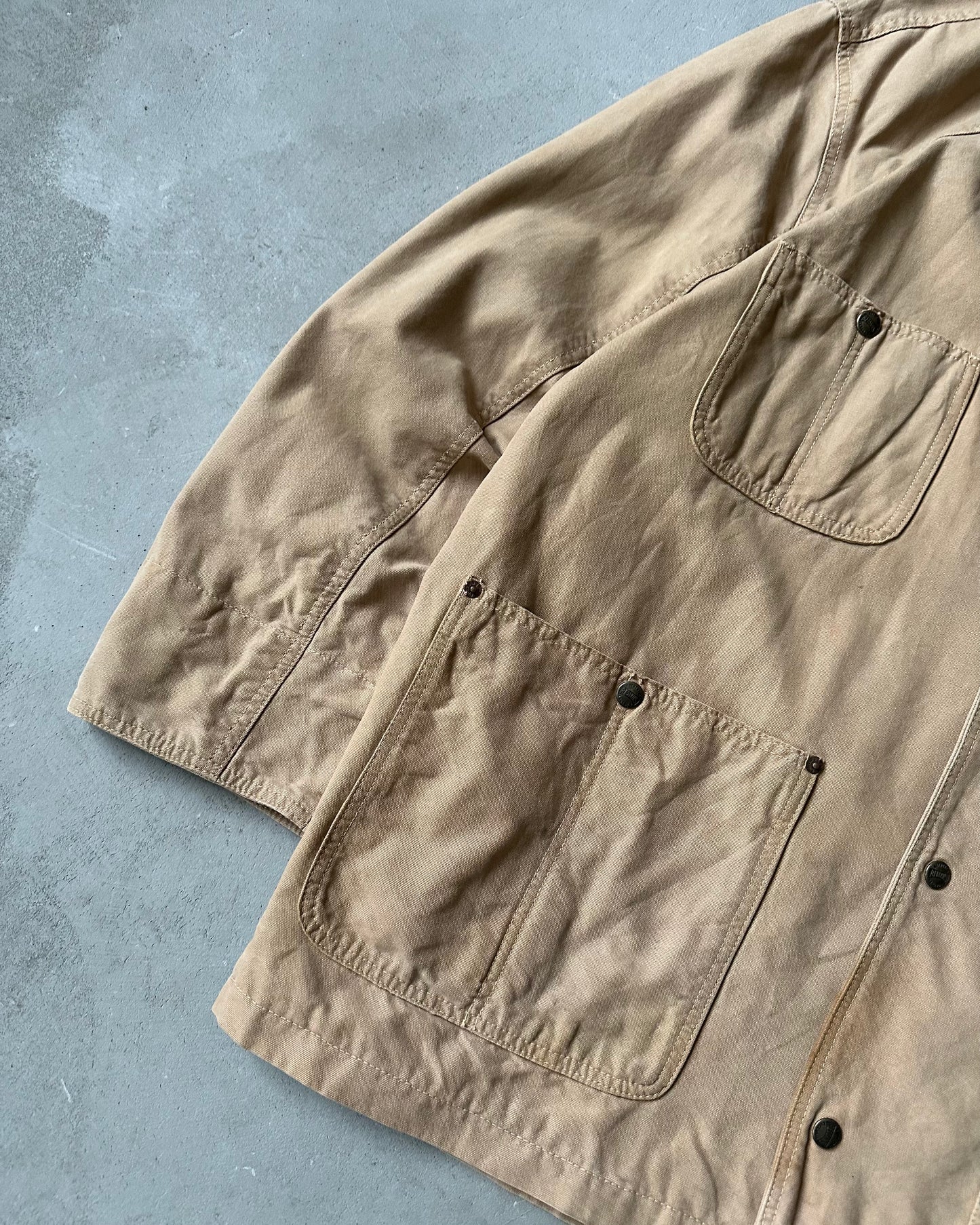1990s - Tan Chore Jacket - XL