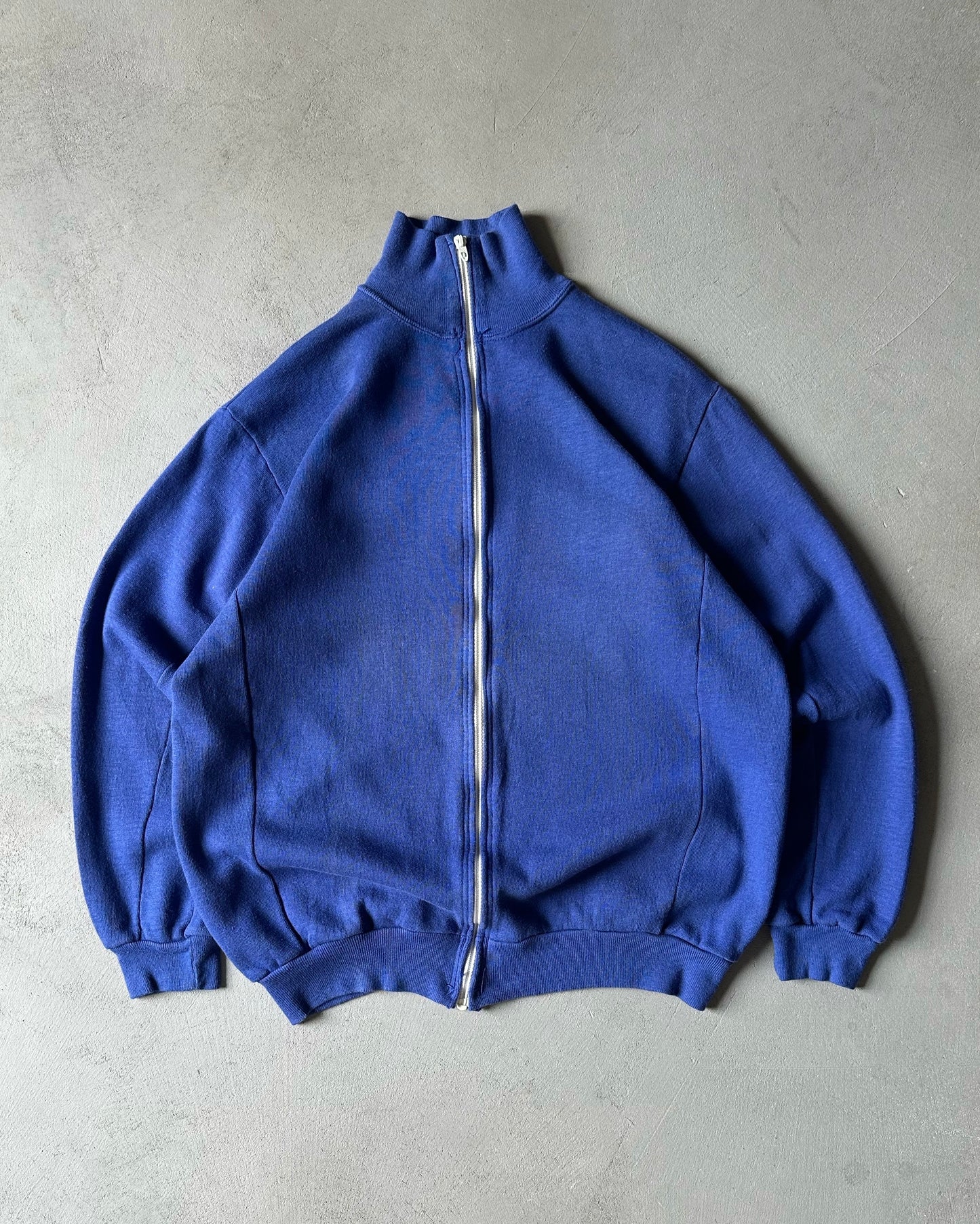 1970s - Blue Champion Track Sweatshirt - XS/S