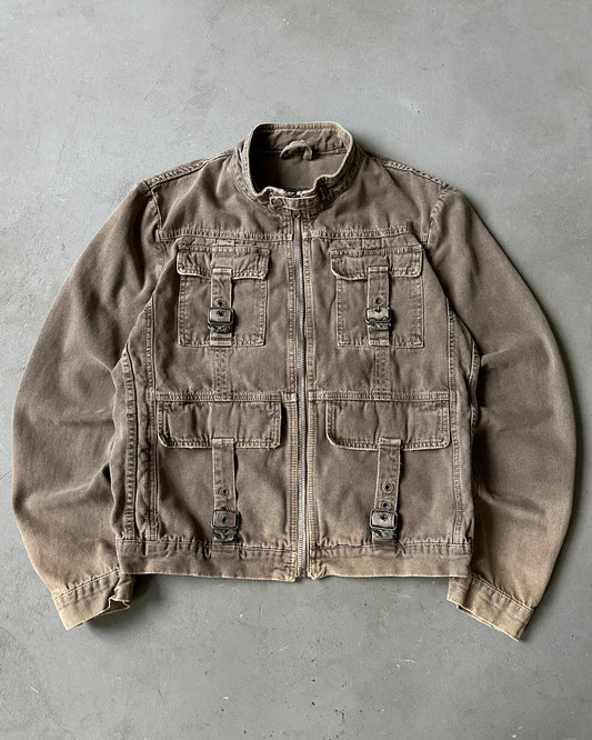 2000s - Light Brown Utility Jacket - S