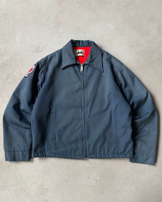 1970s - Navy C.P.R Work Jacket - M
