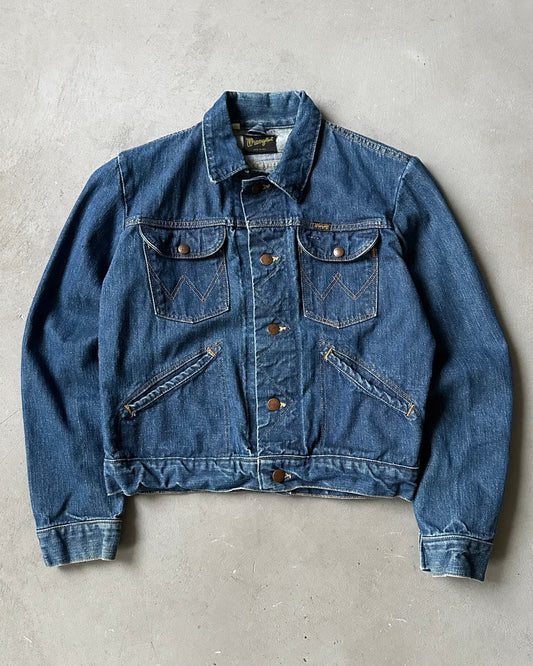 1980s - Wrangler Denim Jacket - XS