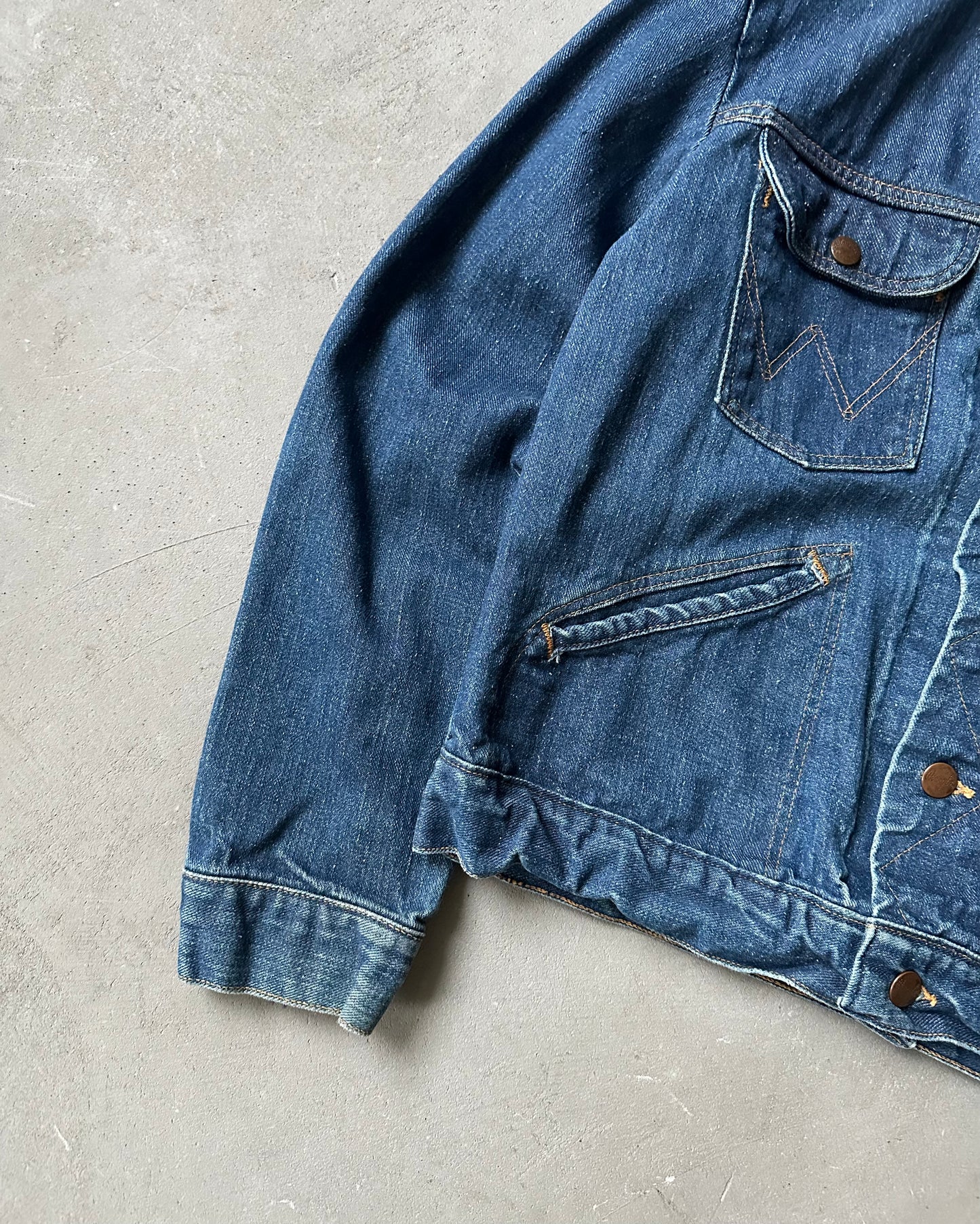 1980s - Wrangler Denim Jacket - XS