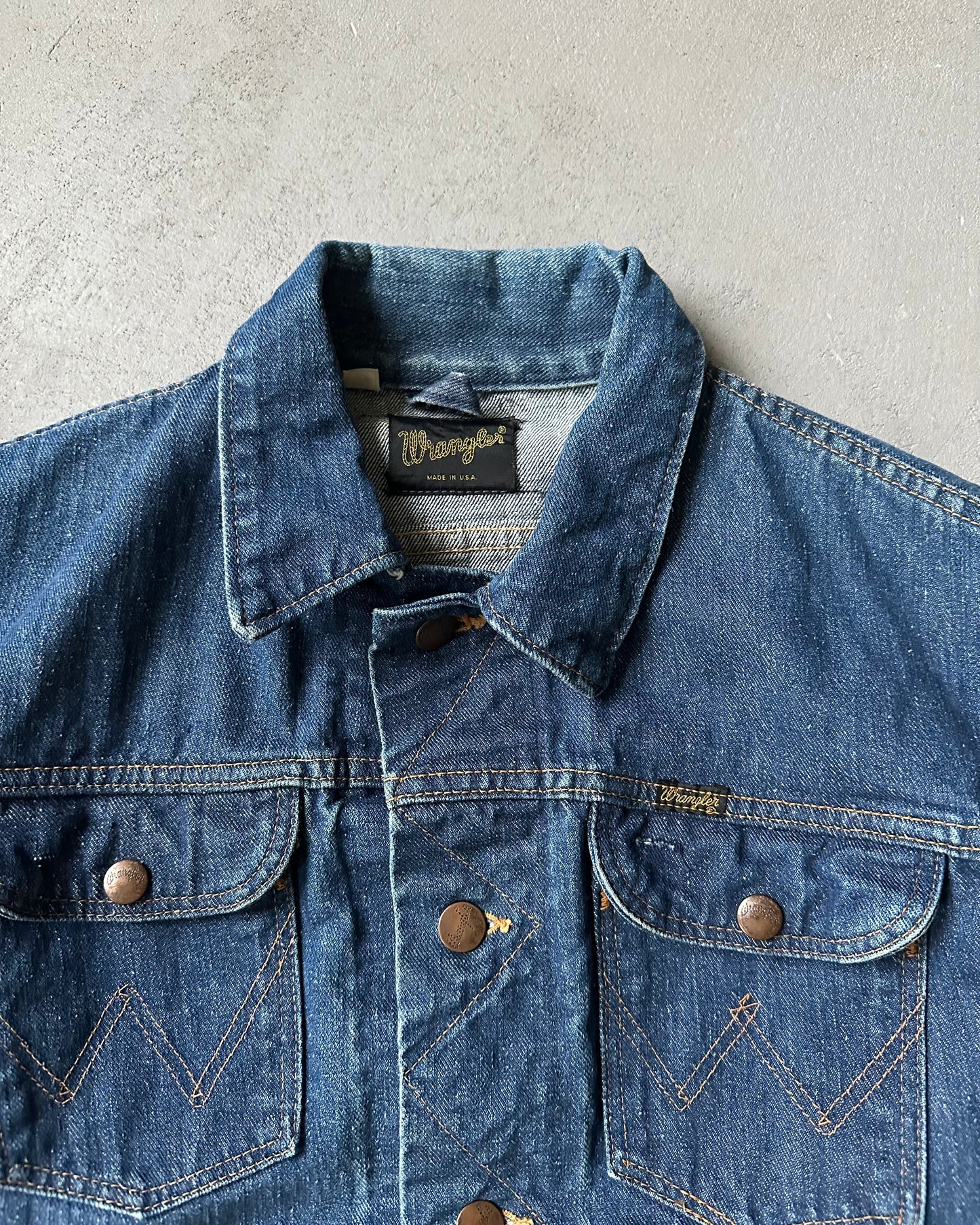 1980s - Wrangler Denim Jacket - XS