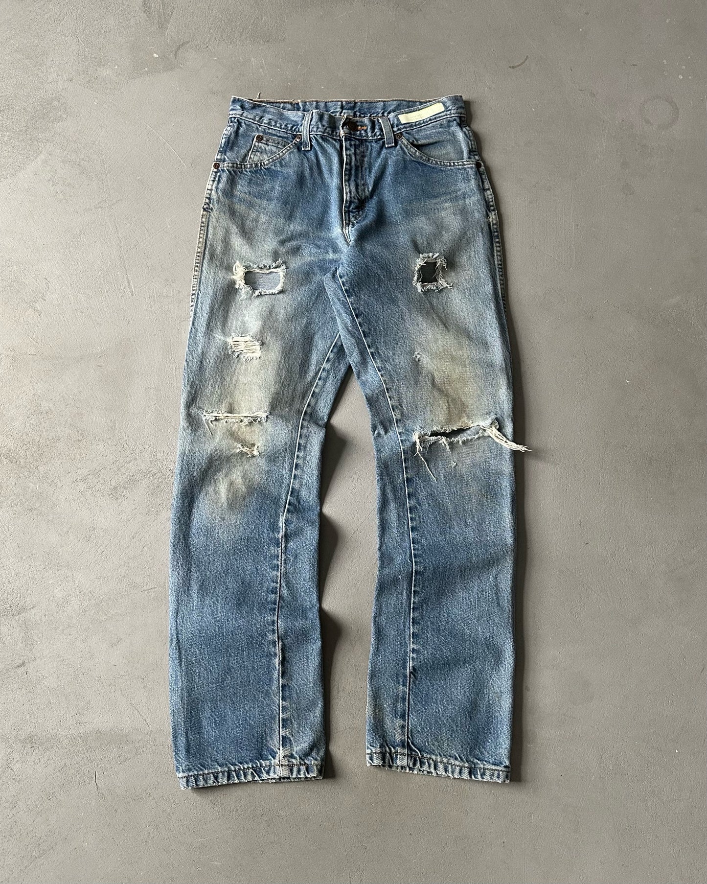 1990s - Distressed Dickie's Jeans - 28x31