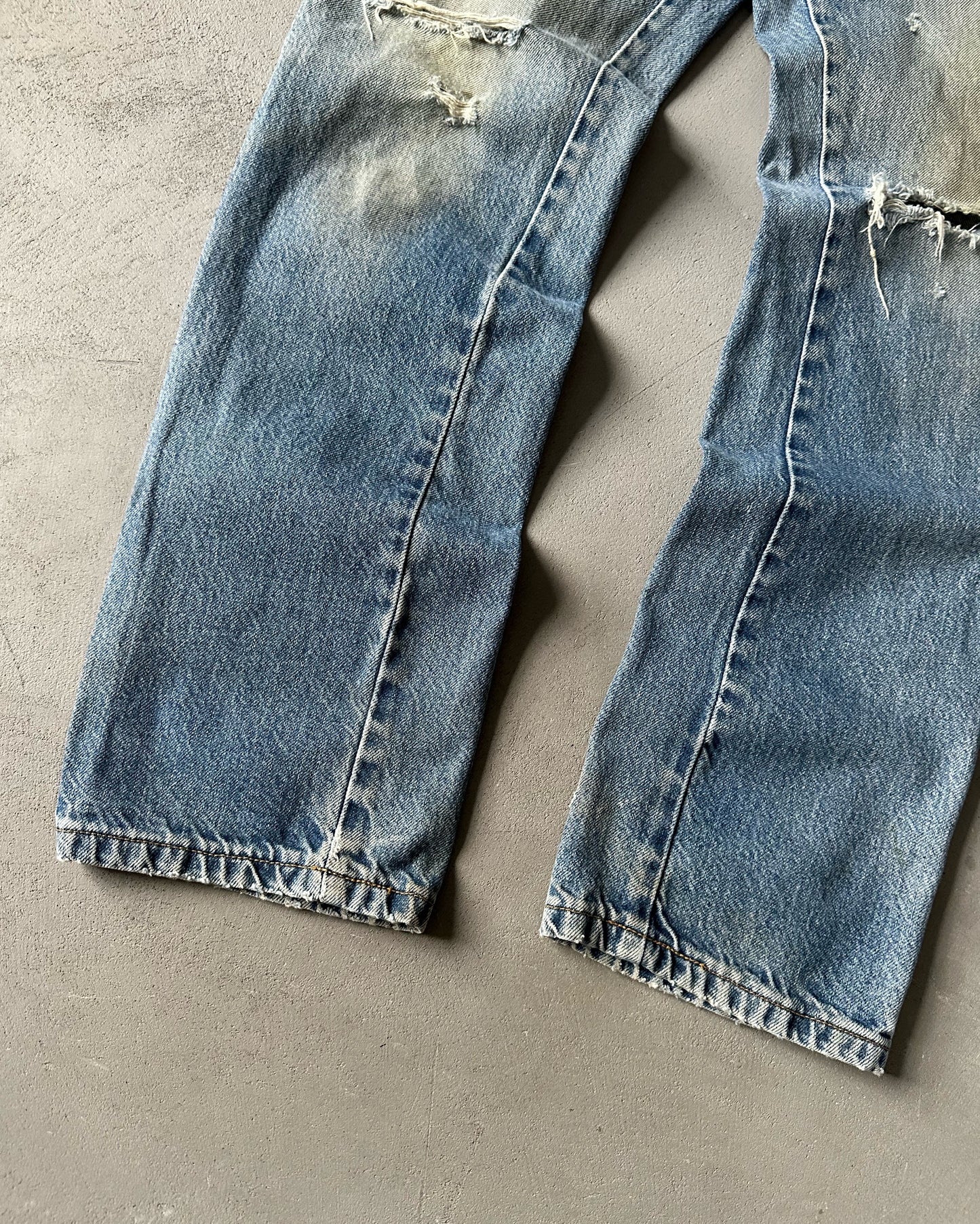 1990s - Distressed Dickie's Jeans - 28x31