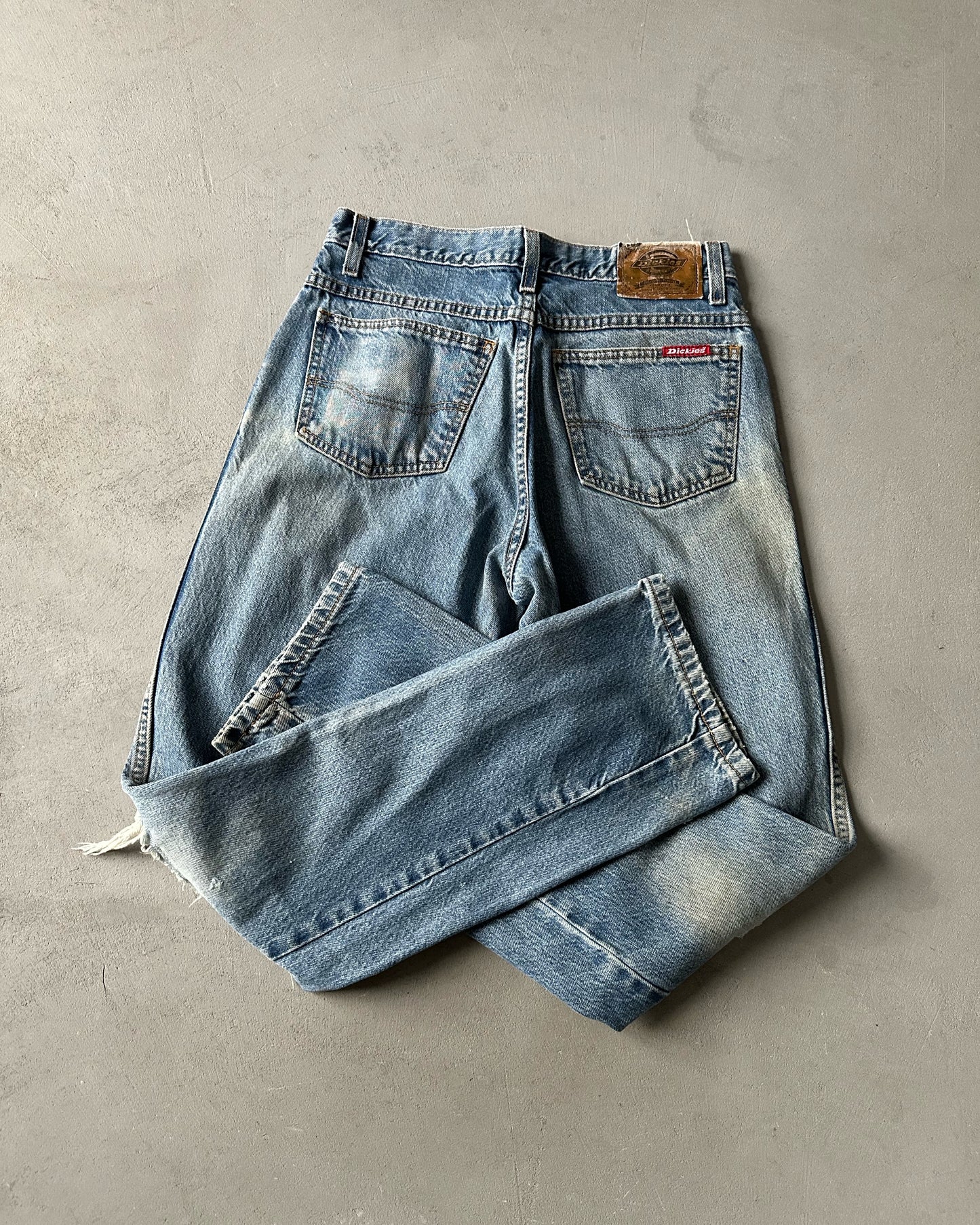 1990s - Distressed Dickie's Jeans - 28x31