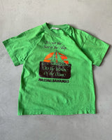 1970s - Green "Motion Of The Ocean" T-Shirt - XXS
