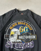2000s - Black Harley-Davidson T-Shirt - L/XL