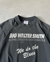 1990s - Faded Black "Big Walter Smith" T-Shirt - M