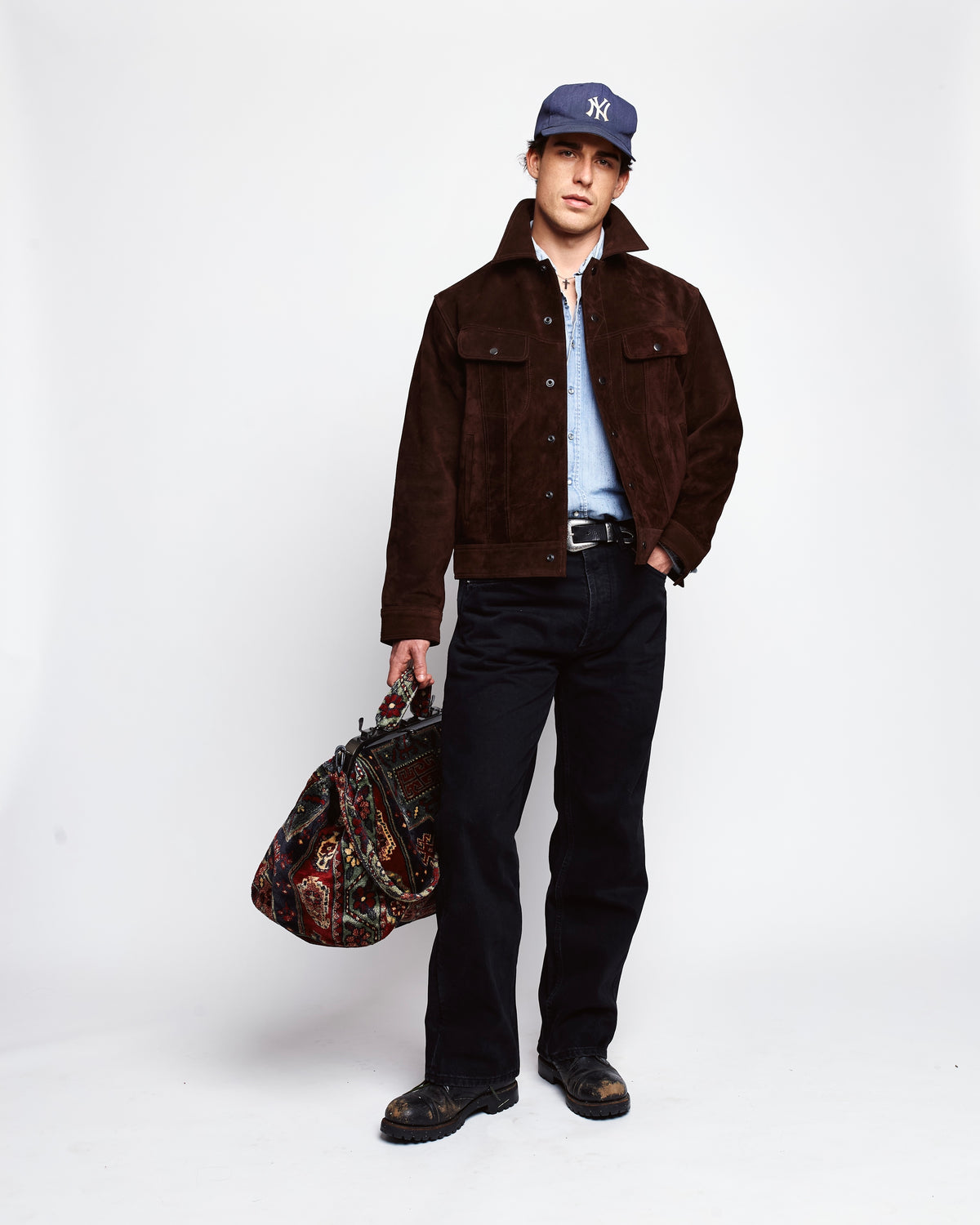 Suede Drover Jacket