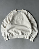 1990s - Cream JBL Crewneck - XL