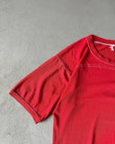 1970s - Red Jersey T-Shirt - S/M