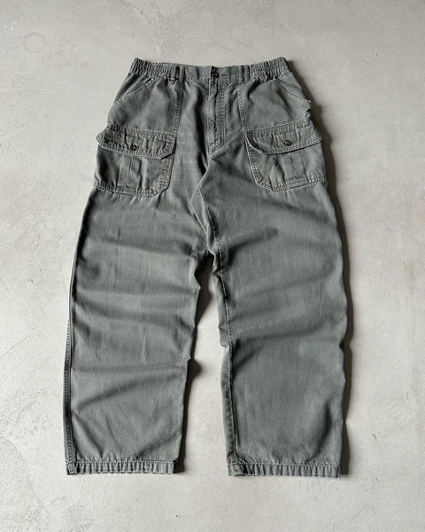 2000s - Grey Utility Pants - 31x28