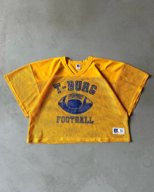 1980s - Yellow T-Burg Russell Jersey - L/XL