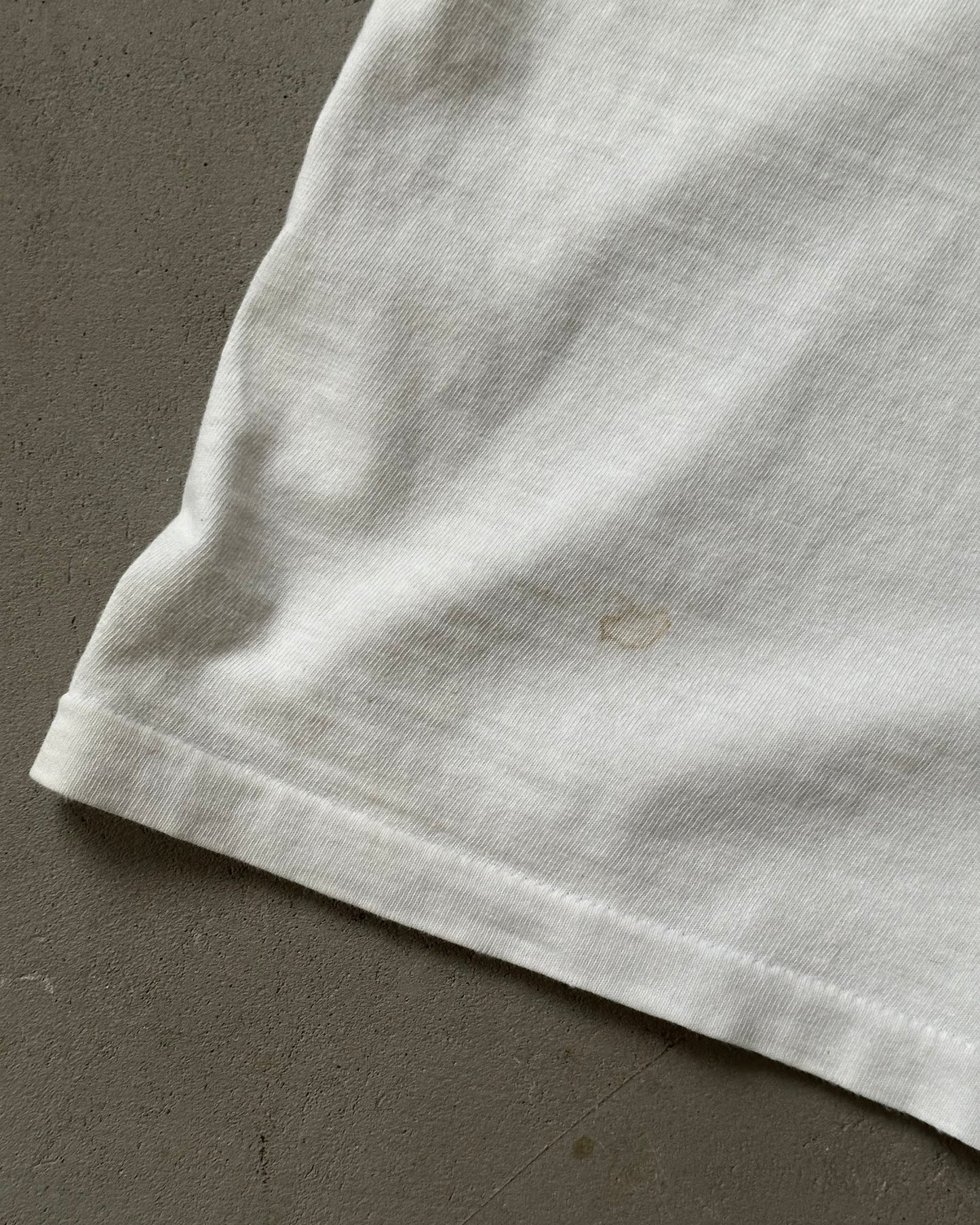 Années 1980 - T-shirt blanc Université de Dayton - Taille M