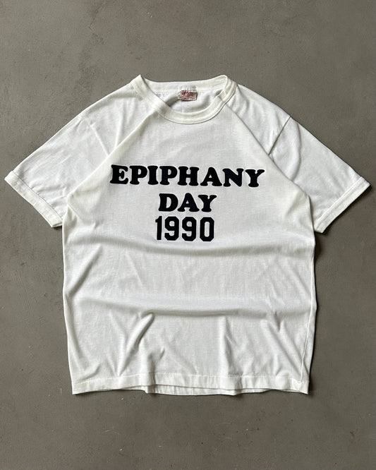 Années 90 - T-shirt blanc de l'Épiphanie - M