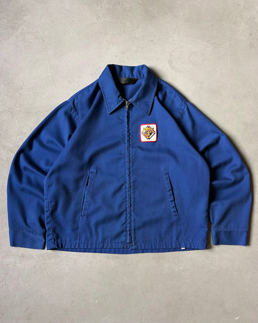 1970s - Blue KOFC Work Jacket - L