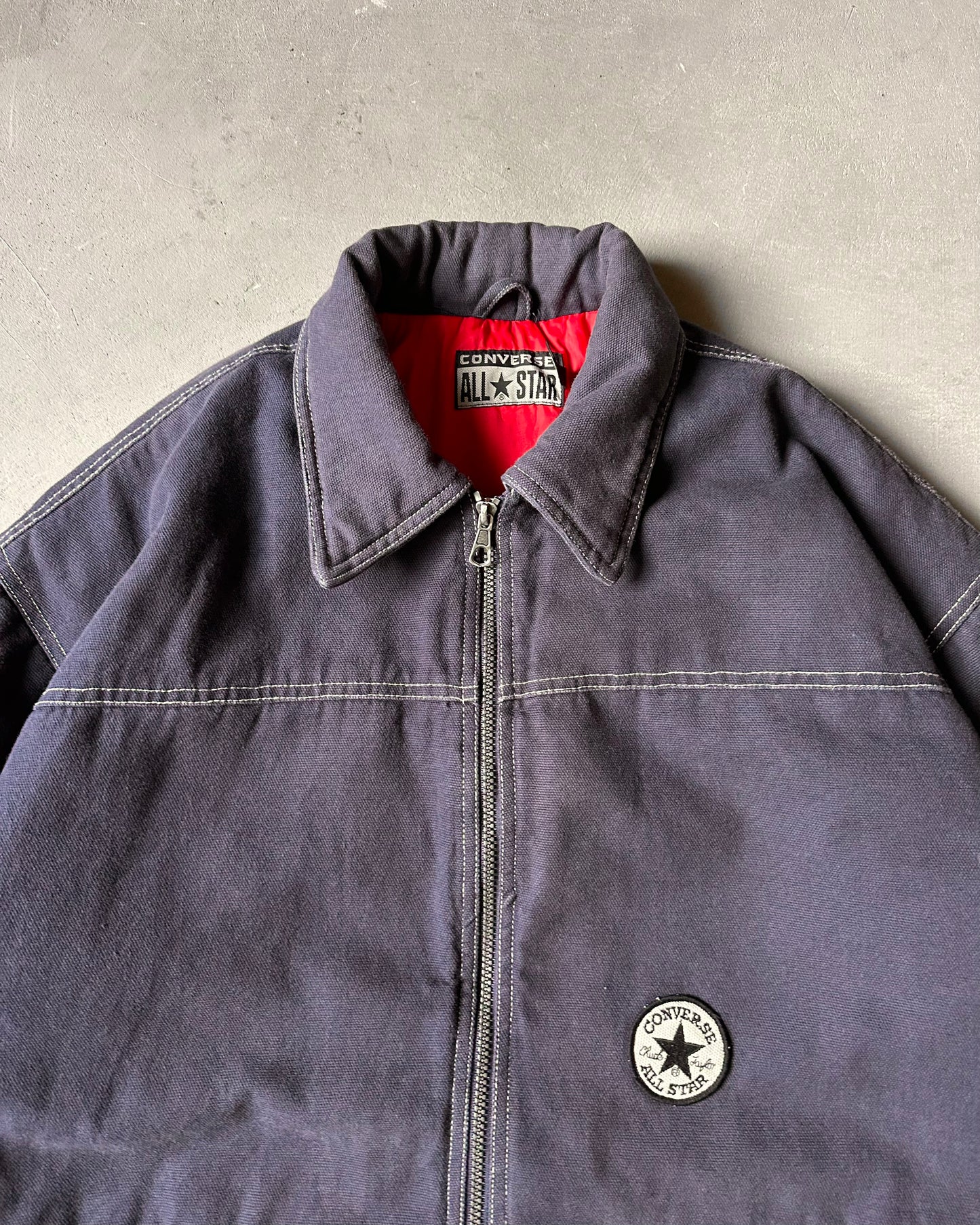 1990s - Navy Converse Jacket - L