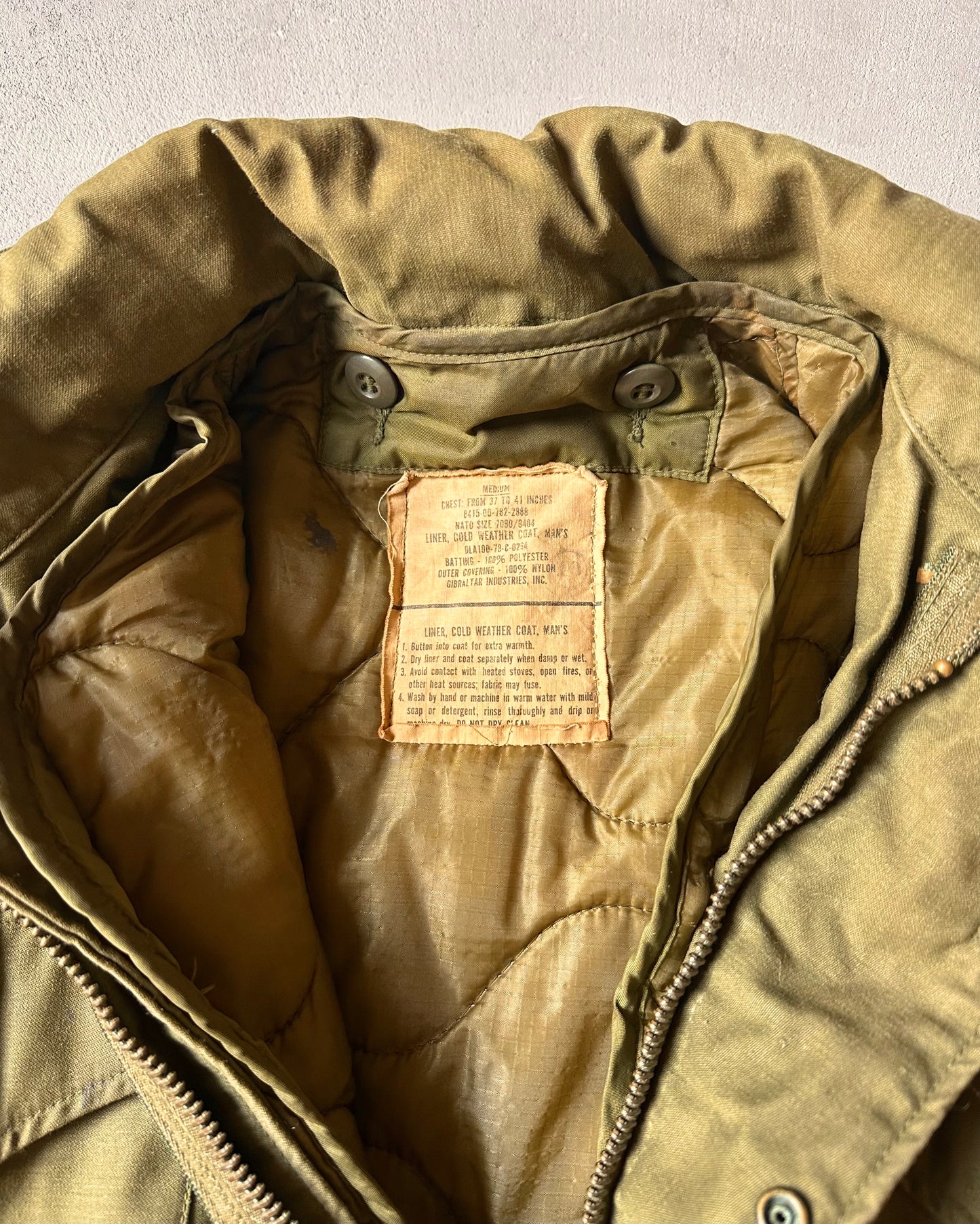 Années 70 - Veste militaire verte - M