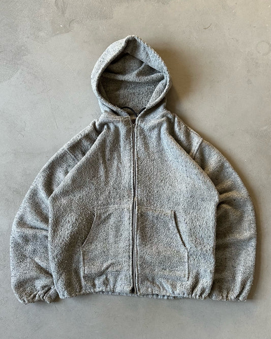 1990s - Grey EarthRagz Zip Up Hoodie - XL