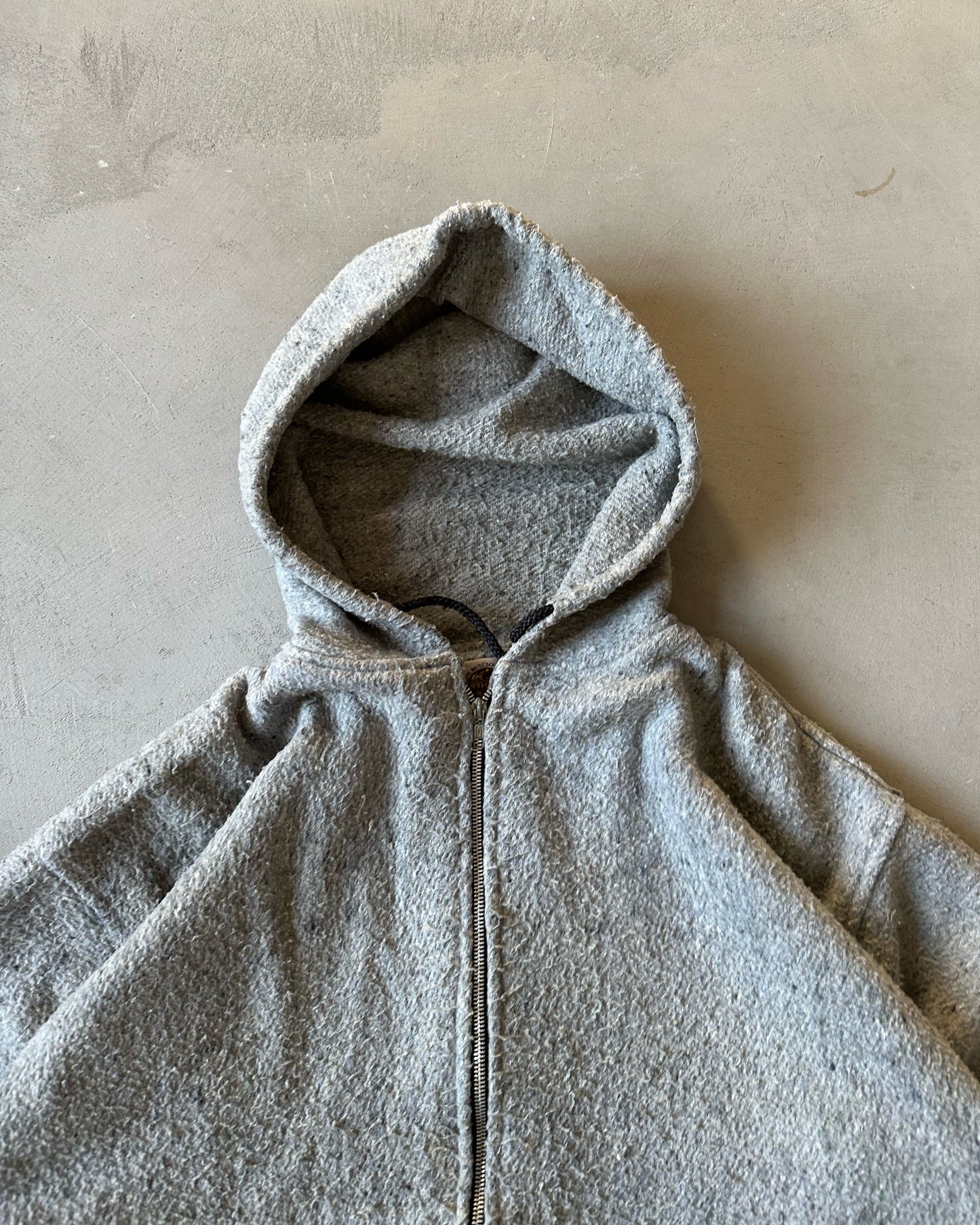 1990s - Grey EarthRagz Zip Up Hoodie - XL