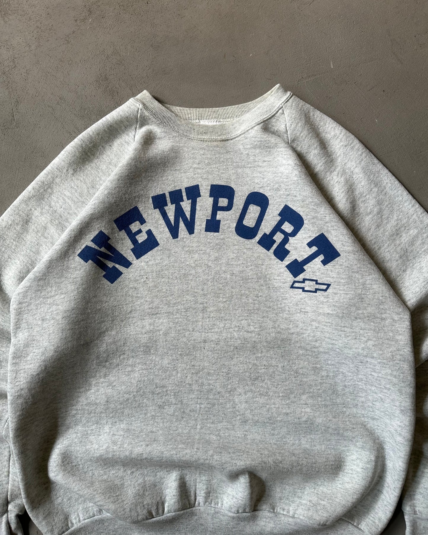 1990s - Ash Grey Newport Crewneck - L/XL