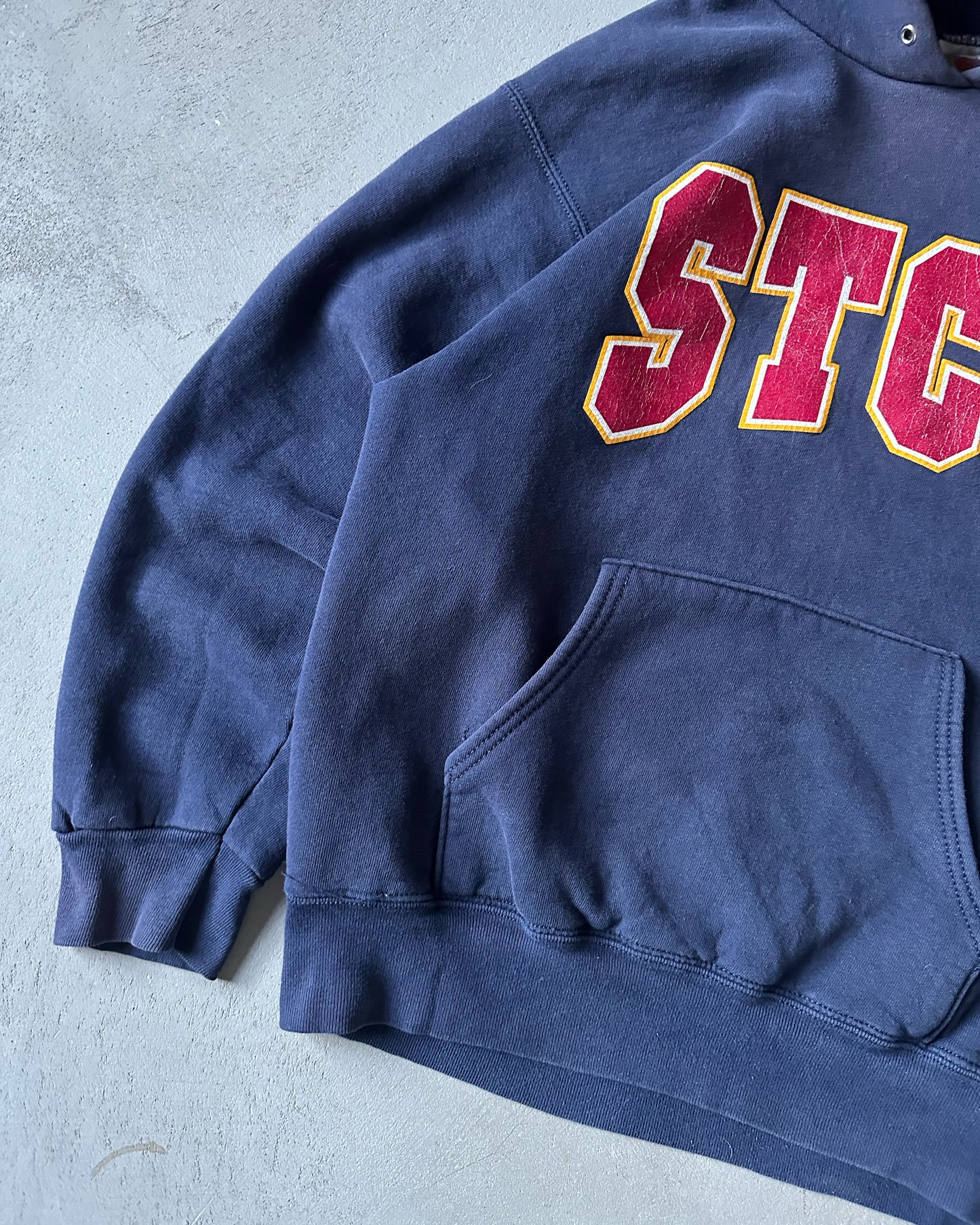 1990s - Navy STCC Hoodie - S