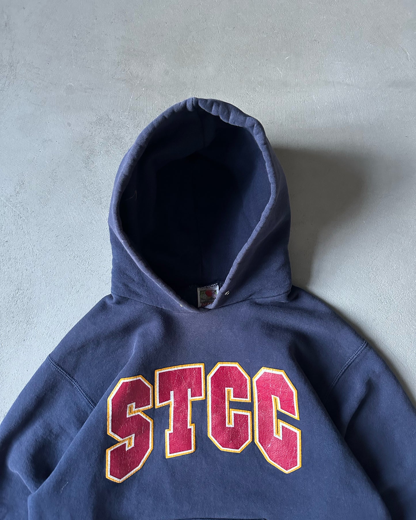 1990s - Navy STCC Hoodie - S