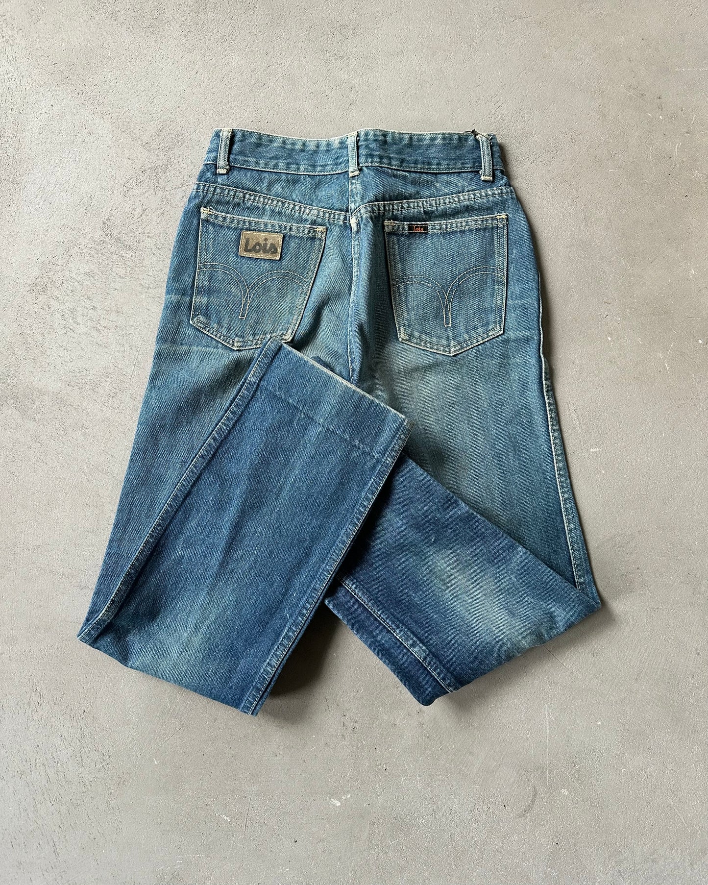 Années 80 - Jean délavé Lois Femme - 26x29