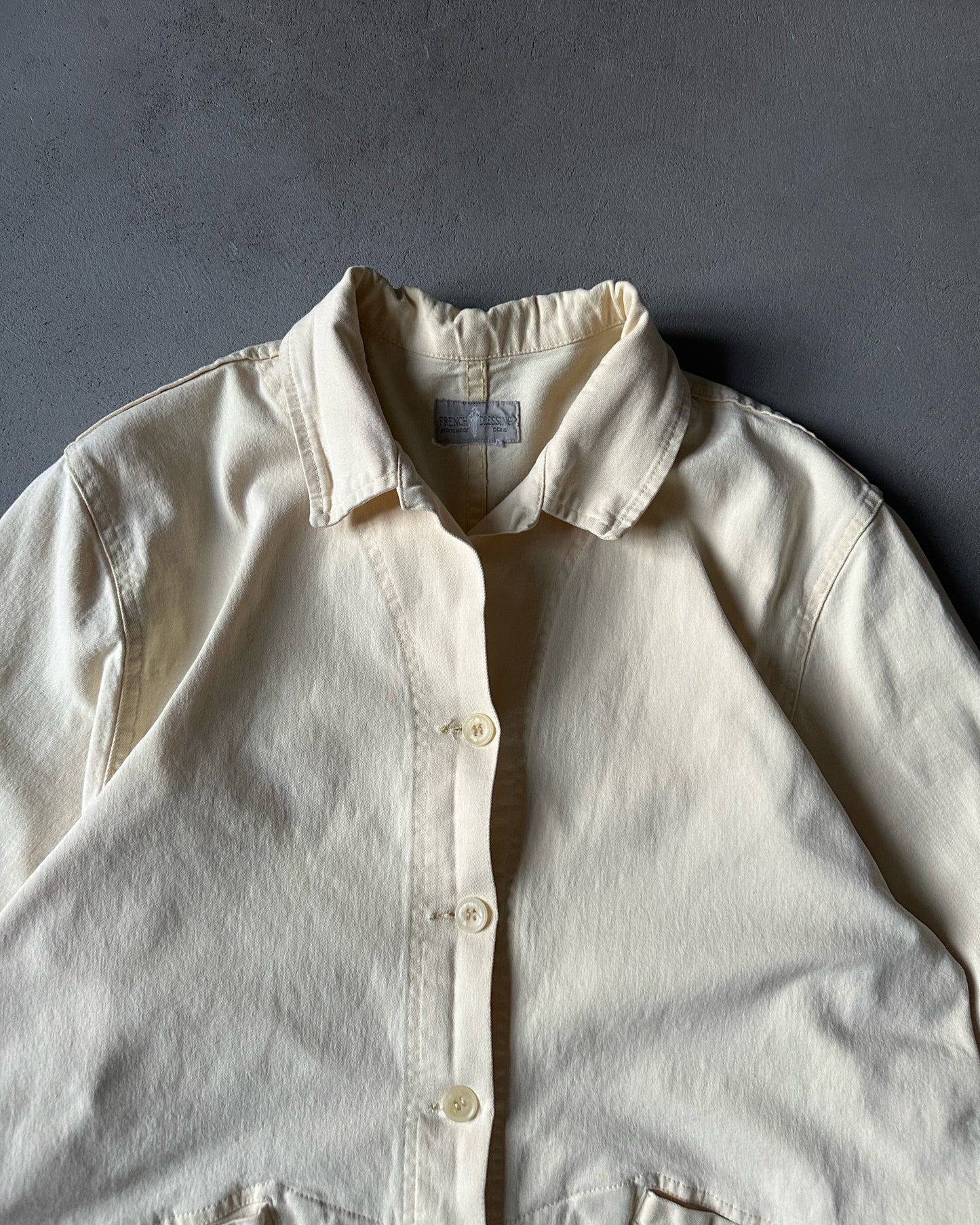 1990s - Butter French Dressing Women's Chore Overshirt - (W)L