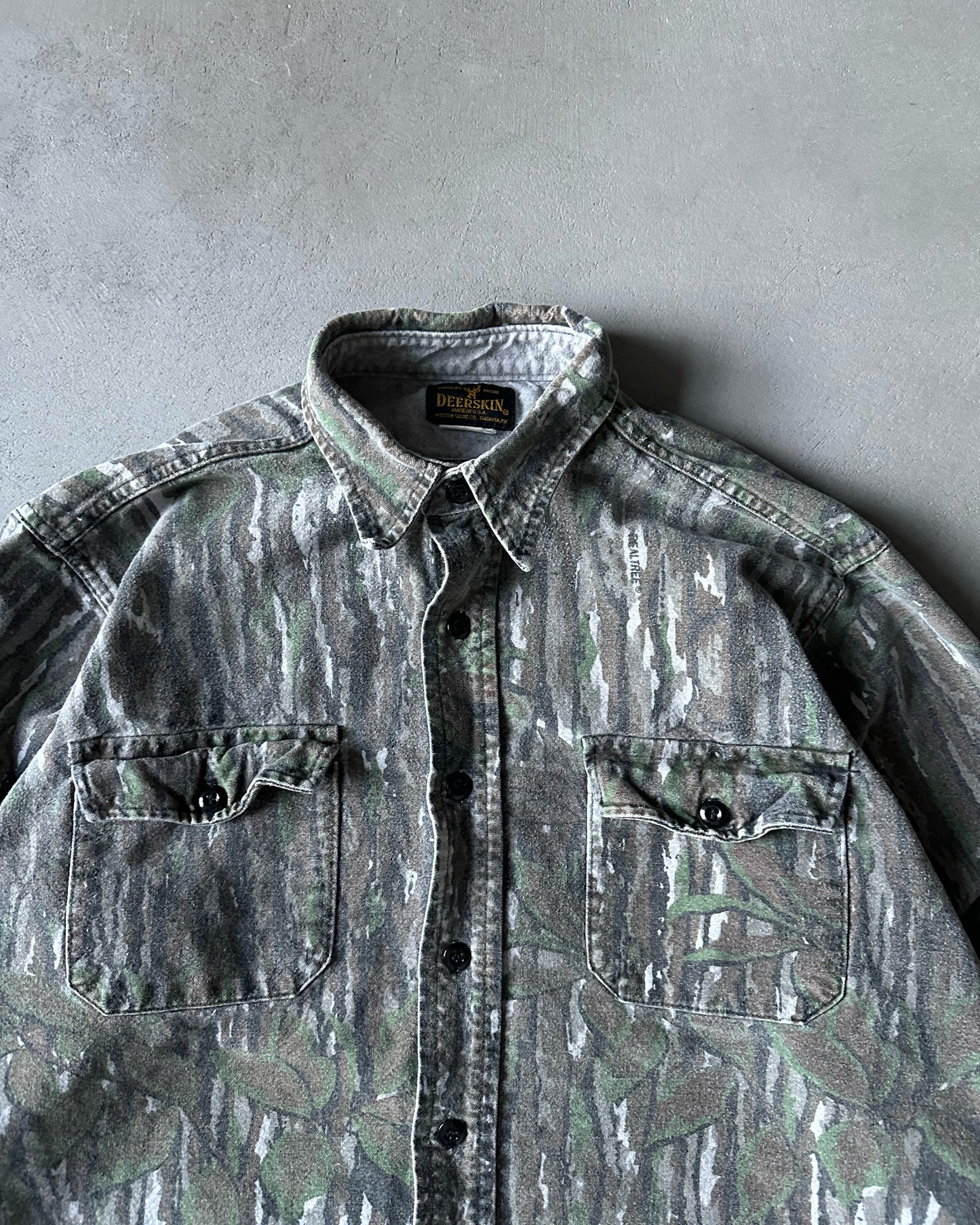 1990s - RealTree Button Up - M