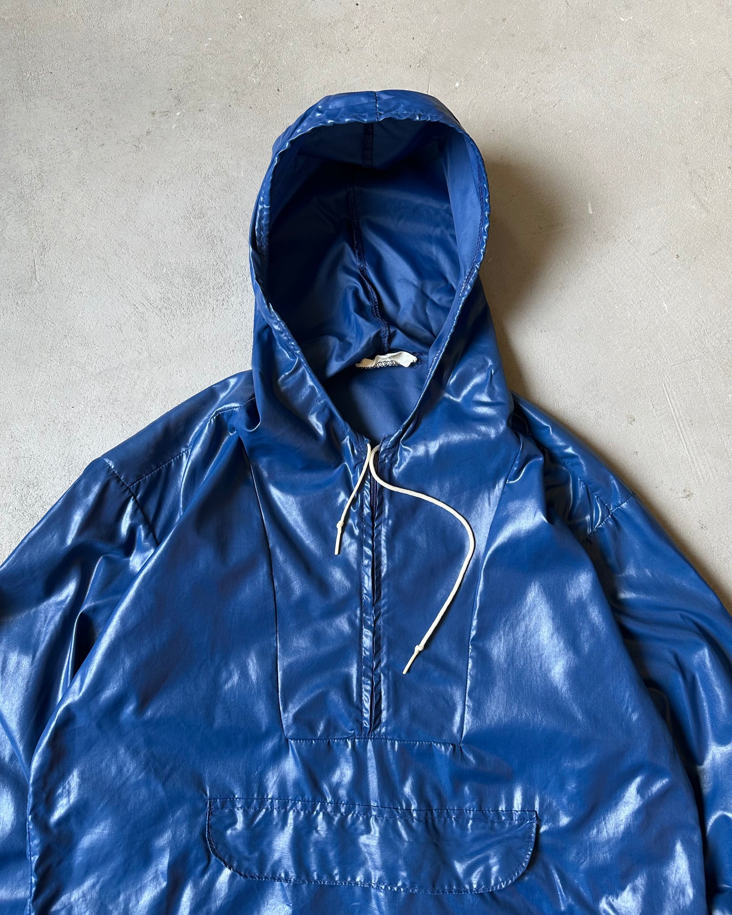 1970s - Blue Super Light Anorak - S/M