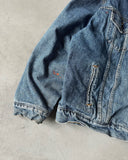 1990s - Levi's Type III Flannel Lined Jeans Jacket - XXL