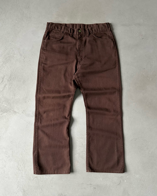 1970s - Brown OshKosh B'Gosh Bootcut Pants - 34x29