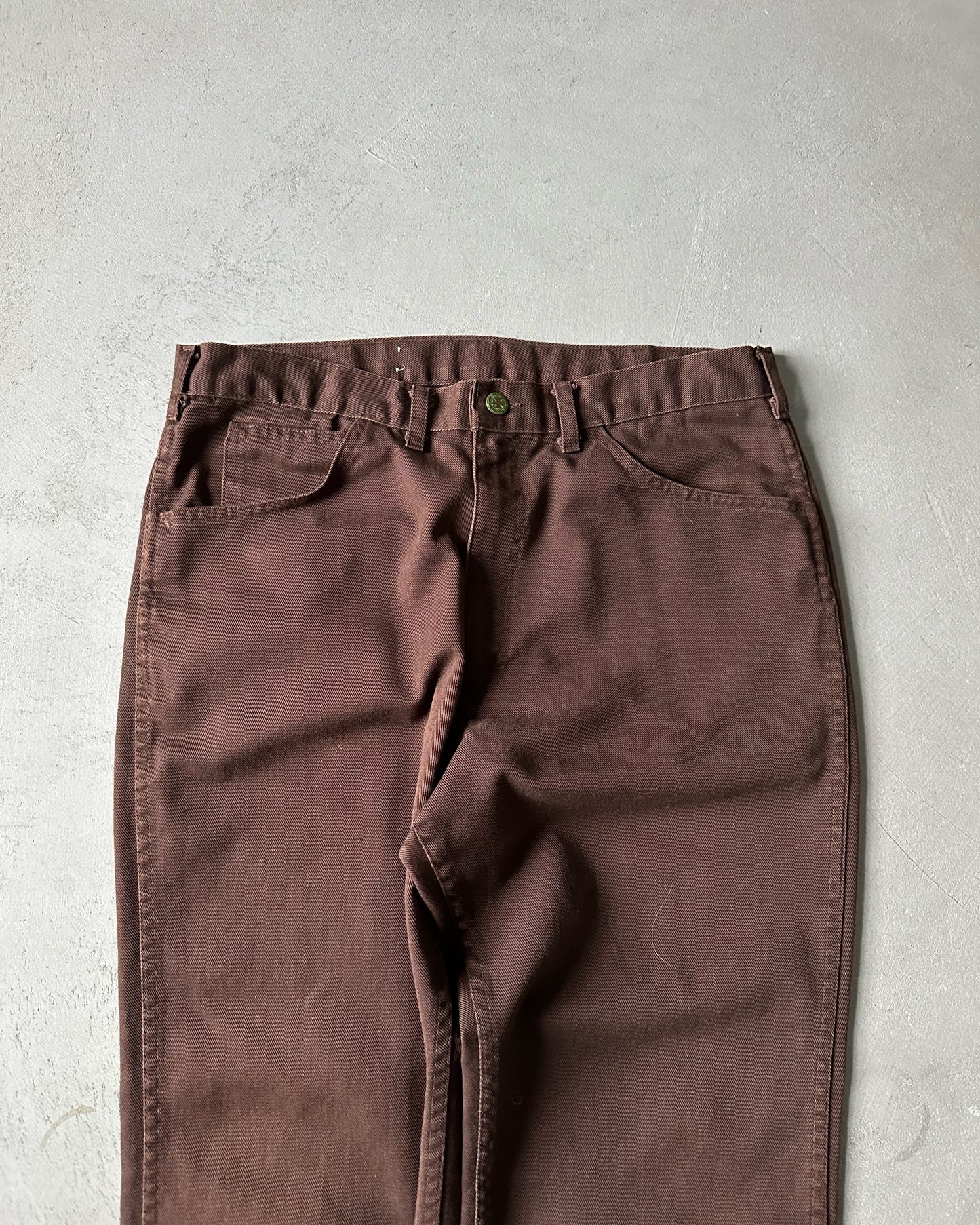 1970s - Brown OshKosh B'Gosh Bootcut Pants - 34x29