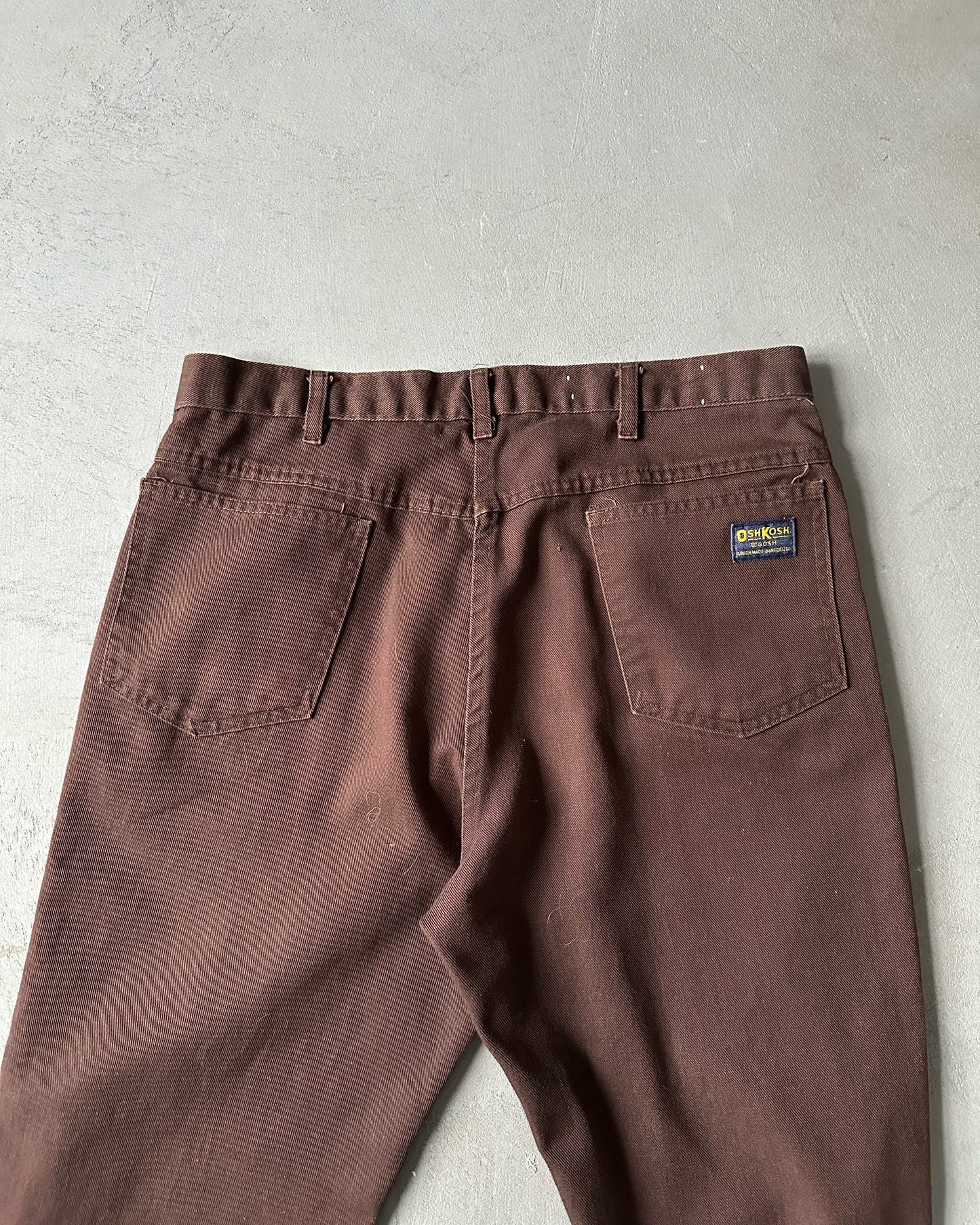 1970s - Brown OshKosh B'Gosh Bootcut Pants - 34x29