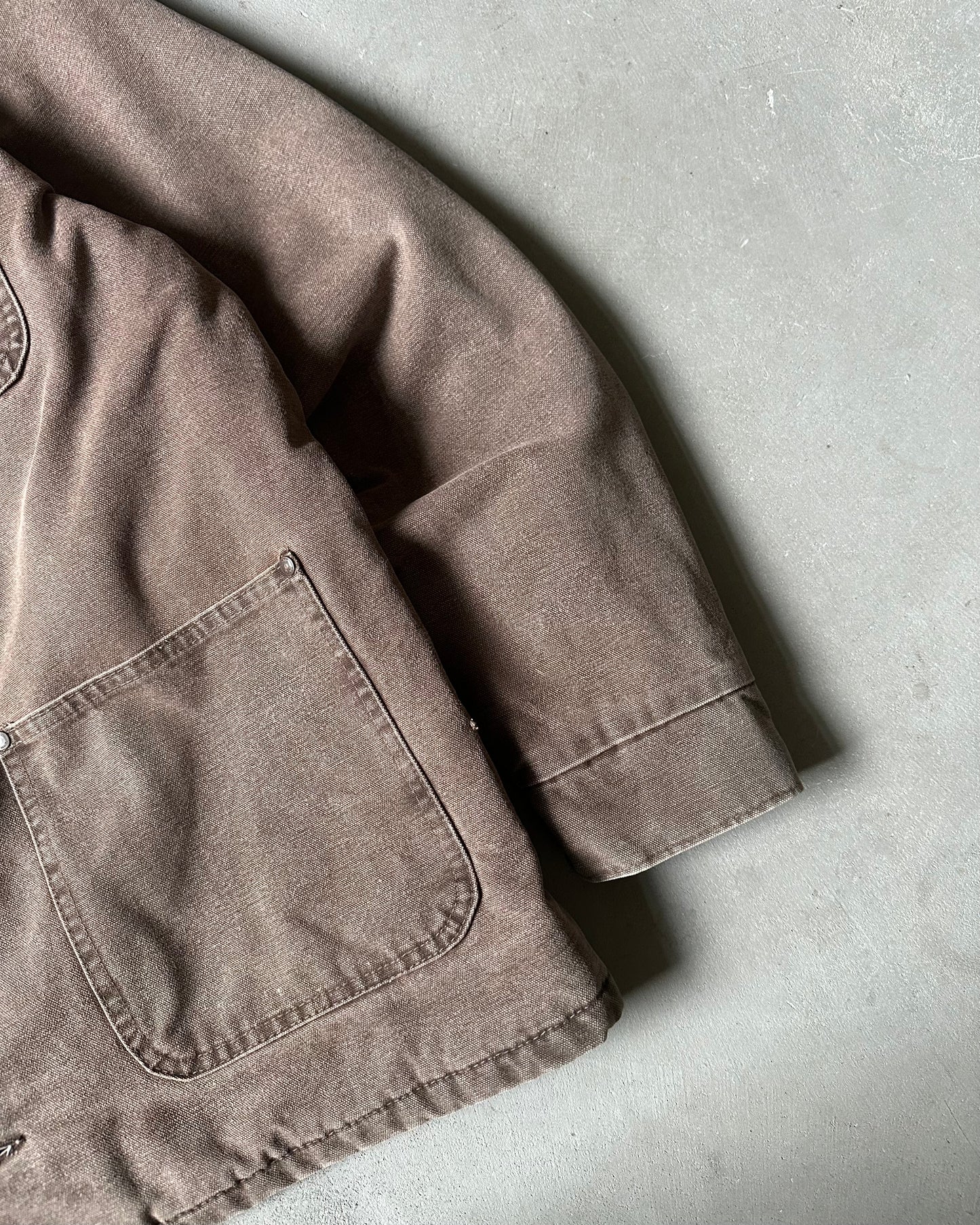 1990s - Brown Tough Duck Work Jacket - L