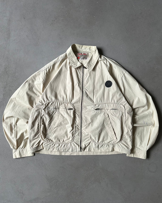 1990s - Cream Chevignon Light Utility Jacket - L/XL