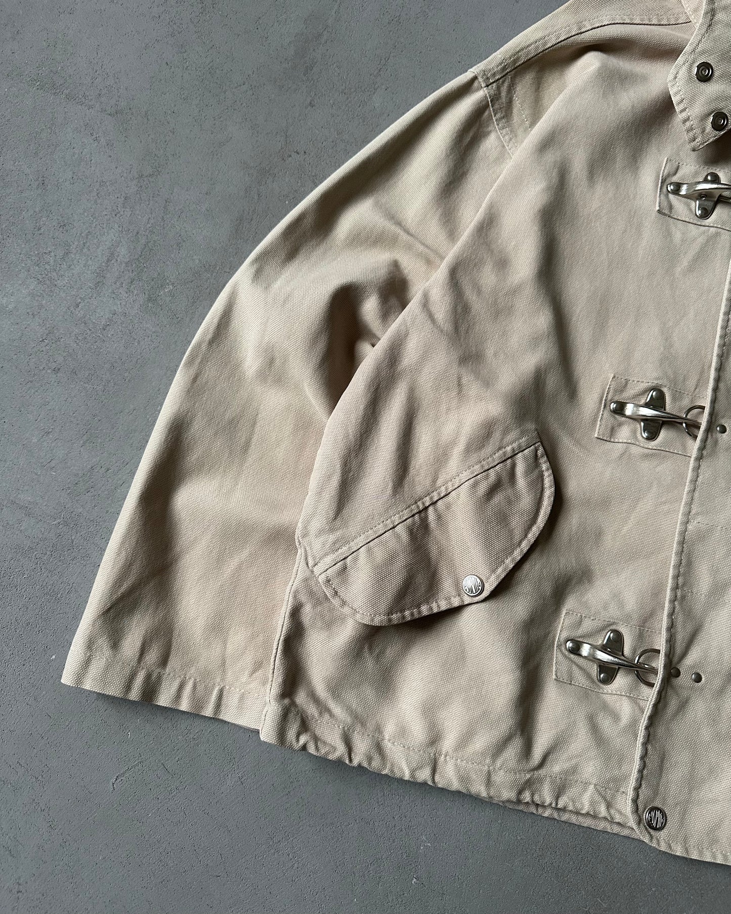 2000s - Cream Essenza Fireman Jacket - M