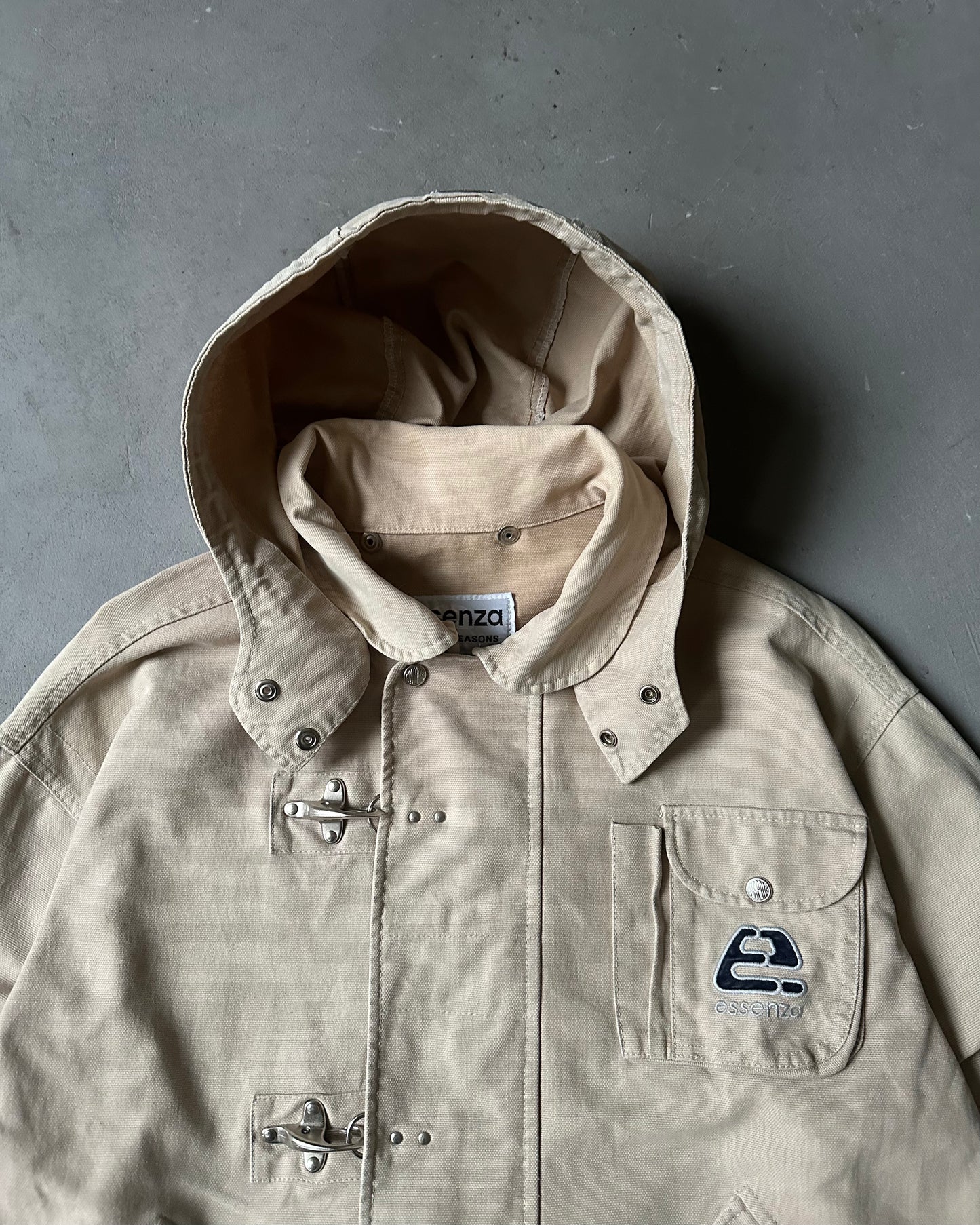 2000s - Cream Essenza Fireman Jacket - M