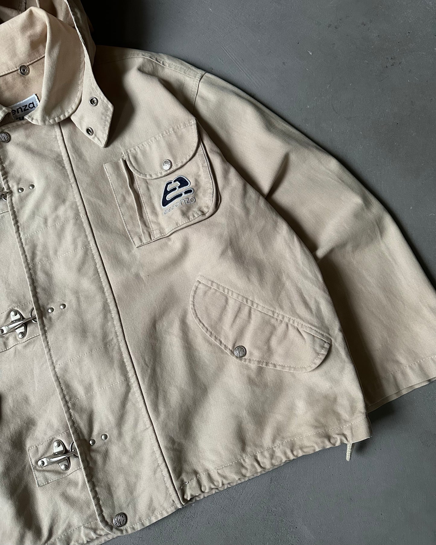 2000s - Cream Essenza Fireman Jacket - M