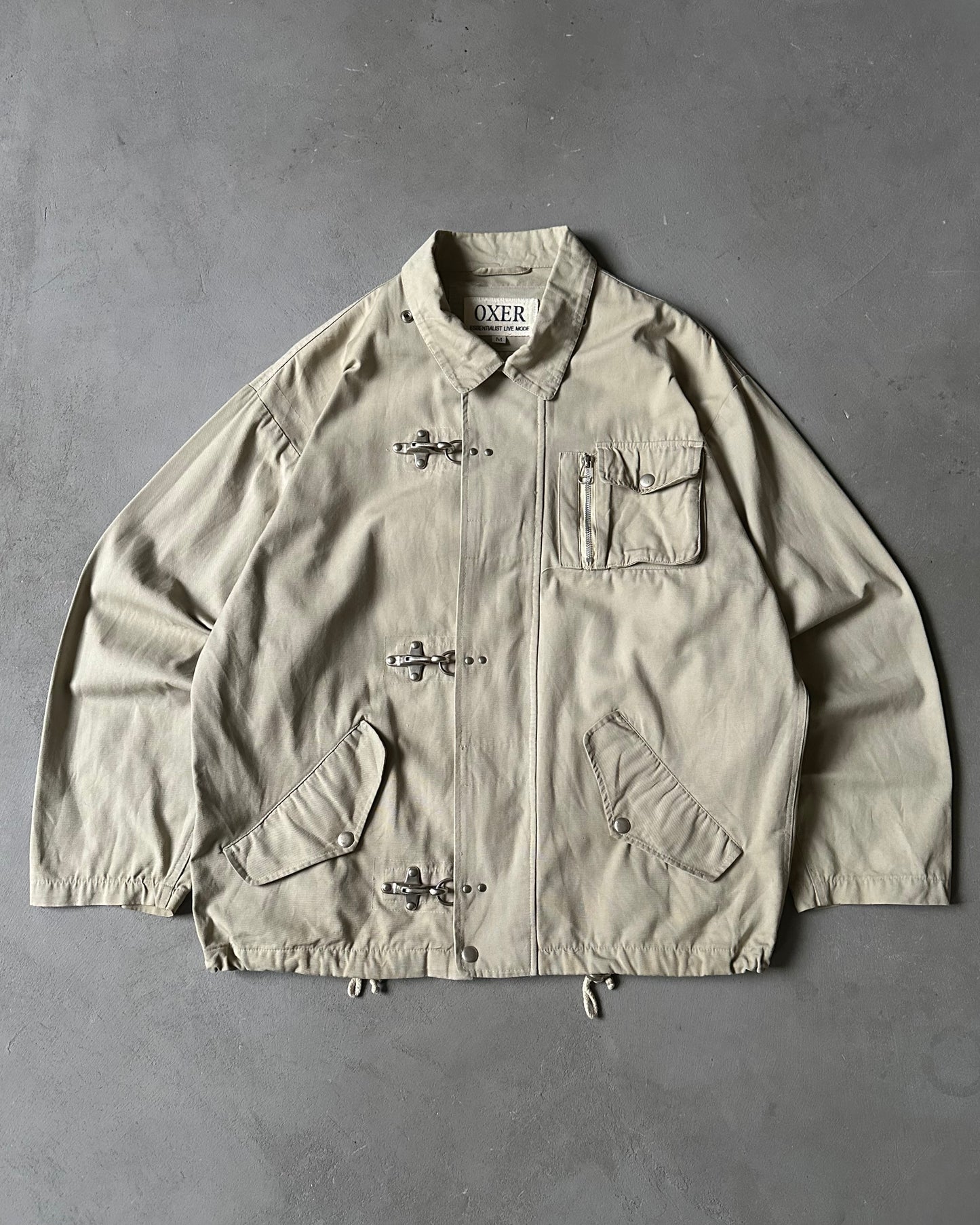 2000s - Cream Fireman Light Jacket - M