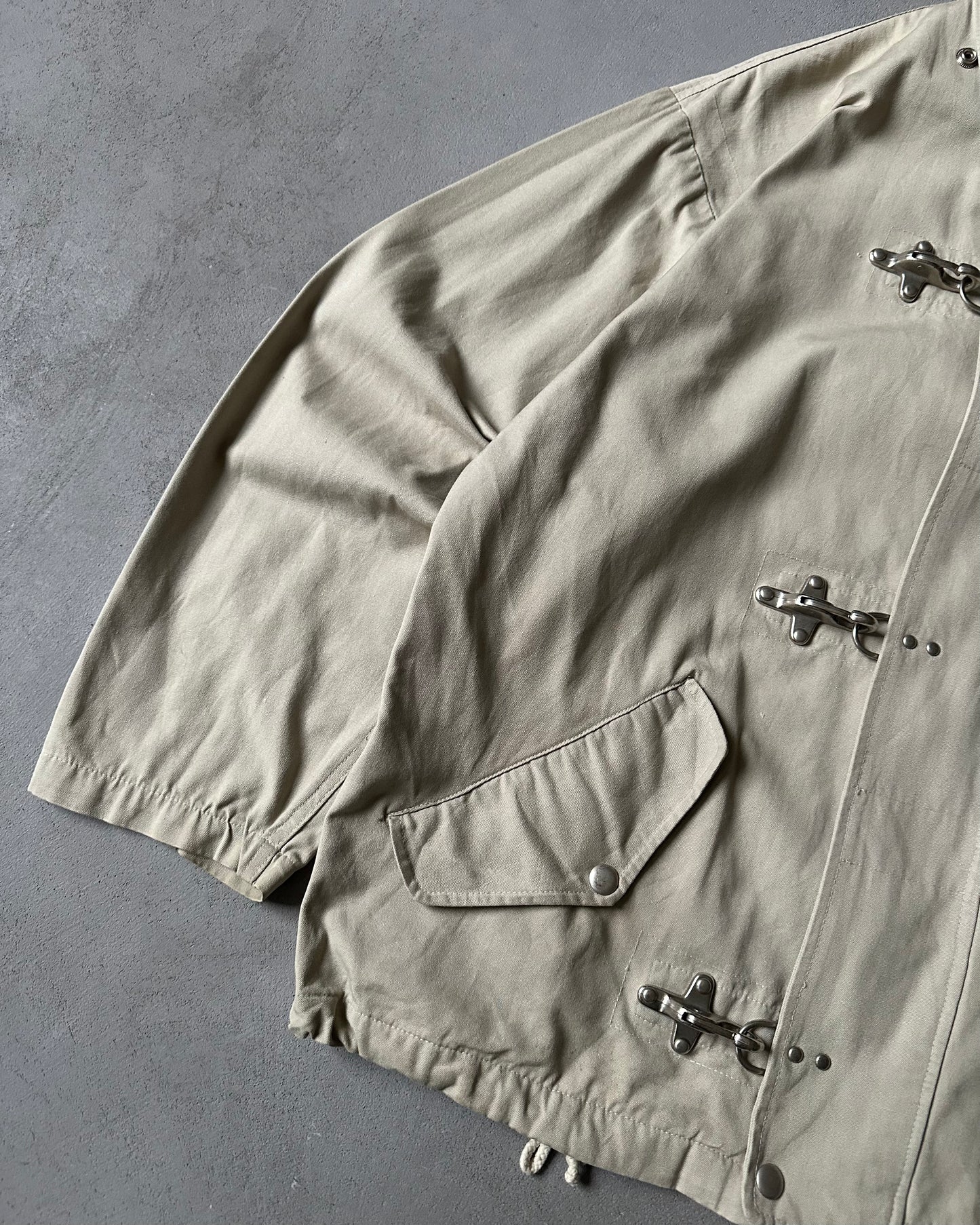 2000s - Cream Fireman Light Jacket - M